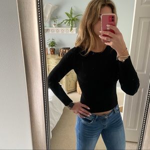 Black Crew Neck Sweater